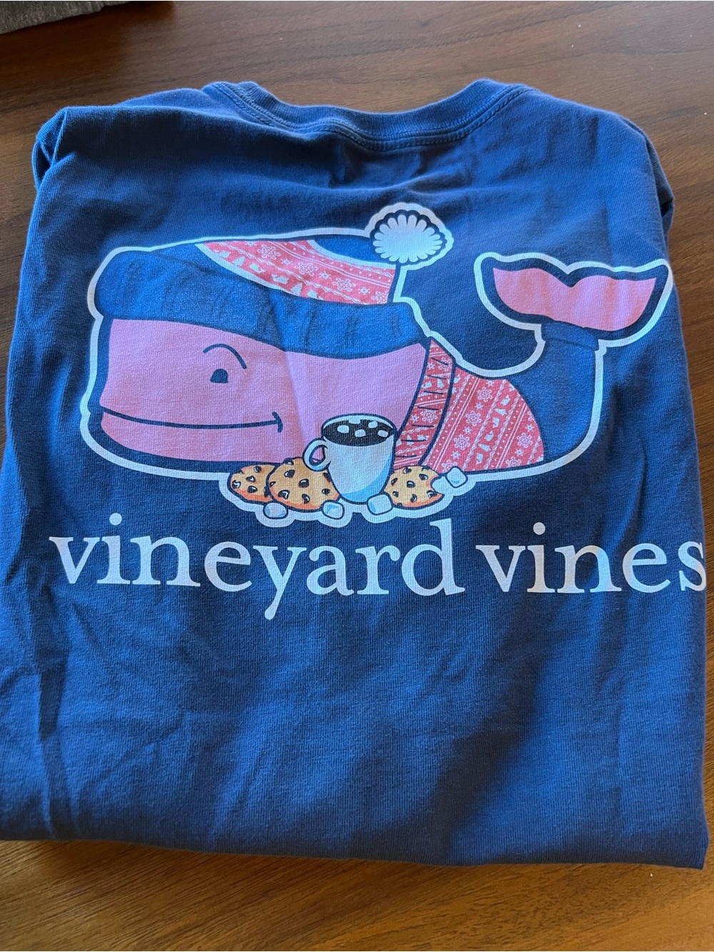 Vineyard Vines Girks Navy Whale Graphic Tee + Fleece Pants